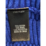 St. John Collection   Architectural Ottoman Knit Jacket  in Vivid Blue (6) Photo 9