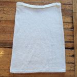 College Town Vintage Knit Sweater Midi Skirt White Size Large Photo 1