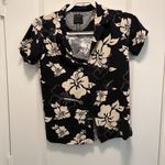 Cactus Boys Button Front Blouse Black/Tan Jr. Size 13/14 EUC Brown Photo 1