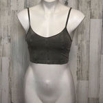 Aerie OFFLINE by  Green Crop Tank Top XS Photo 0