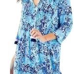Lilly Pulitzer  Marilina Tunic Dress XXS Tassel Aqua Spritz color. EUC Photo 0