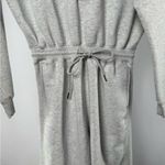 Abercrombie & Fitch YPB neoKNIT MAX Polo Jumpsuit in Light Heather Grey Size XS Photo 2