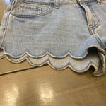 PacSun Bullhead scalloped edge denim shorts size 3 NWT.‎ 00T3 Blue Photo 5