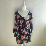 Billabong  Always Love Floral Mini Dress Sz‎ S Photo 1