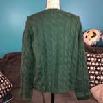 NWT ANRABESS Green Cable Knit Sweater, Large Photo 3