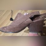 Qupid Stylish light tan Women's 9 Heeled Mules Photo 3