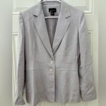Moda International Lilac Blazer Tailored Suit Jacket Silk Lined Women's Size 8 Purple Photo 0