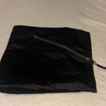 Diane Von Furstenberg  Black Clutch with Gold Accents Photo 6