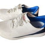 Kizik Unisex White Lima Sneakers Blue Size 9.5 Photo 4