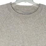 Everlane Sweatshirt Womens Medium Heathered Tan French Terry Crew Neutral Casual Photo 2