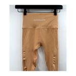 Alphalete Cropped Length Pale Peach High Rise Legging Size Small Photo 4