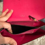 Kate Spade Arbour Hill Kyra Black Sweetheart Pink Leather Crossbody Handbag with Photo 15