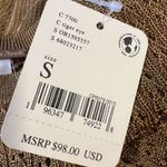 Free People Semi Sheer H2O Sweater Tiger Eye Small New Photo 6