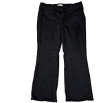 Madewell  Jeans Black Mid Rise Kick Out Flare Denim Stretch Size 31 petite Short Photo 4