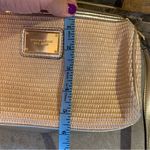 Tignanello Rattan Woven Leather Trim Crossbody/Shoulder Bag Purse Pocketbook Photo 10