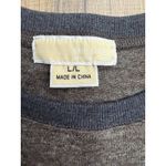 Michael Kors Cold Shoulder Embroidered Rose Knit Top Size L NWT Photo 2