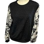 Adore Black Textured Blouse Photo 1