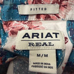 Ariat  REAL Fitted Cactus Floral Button Down Shirt Women Medium Photo 6