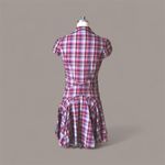 Ted Baker Vibrant Pink and Purple Checkered Skater dress Photo 2