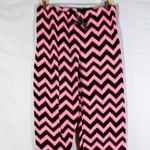 Rue 21 Pink and black chevron soft pj pants size L Photo 0