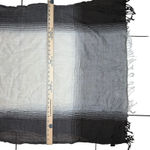 Farmers Market Iceland Scarf 100% Wool 32"x66" Fringe Brown Neutral Lightweight Photo 5