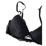 La Senza  Black Lace Rhinestones Multi-way Strap Underwired Bra Size 32D | 10G-17 Photo 2