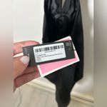 Pretty Little Thing  X Naomi Campbell black v bar strappy open back bodycon dress Photo 2