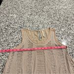 Paper Crane  Bohemian Roaring 20s Glam Neutral Beaded Tank Size XS Dainty Photo 5