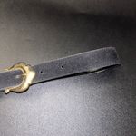 Black Faux Suede Gold Photo 2