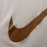 Nike Women’s  White Swoosh Short Sleeve LooseT-shirt Photo 1