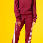 Adidas x Peloton Unisex Sweatshirt Jogger Tracksuit Set Victory Crimson Small S Photo 0