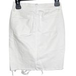 J.Crew trade mark Denim Skirt fringe hem in Off-White Size 0 Photo 1