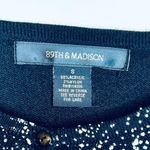 NEW Black and Silver Sparkly Cárdigan size Small Photo 2