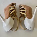 Diane Von Furstenberg Diane Von Furstenburg Nude Patent Ruanda Sandals Size 7 Photo 7