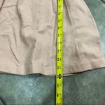 Free People Beach Santa Maria Mini Dress Women's SMALL Light Pink Boho Preppy Tan Photo 9