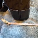 Coach  Black Monogram Shoulder Bag Photo 4