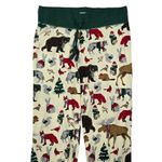Little Blue House Woodland Cute Animals Christmas Holiday Lounge Pajama Pants XS Green Photo 2