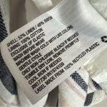 Universal Threads Universal Thread Stripe Sundress Midi Dress Blue Grey Tan Linen Preppy Small Photo 5