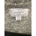 Mud Pie  fall winter striped sweater cardigan gray black white M/L Photo 1