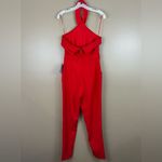 Adelyn Rae  Red Halter Jumpsuit New Small Vixen Siren Photo 6