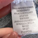 LA Made  Grey Fishermen’s Knit Wool Cashmere Blend Long Sleeve Sweater Size Small Photo 4