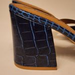 Free People Blue Charlie Croc V Patterned Heels Women’s Blue Size 8.5 /39 Photo 13