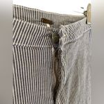 Free People Skinny Jeans Jeggings Blue Railroad ivory pinstripe stretch pant Photo 8