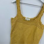 Free Assembly Mustard Yellow Tank Top Size Medium Boho Fall Girl Cozy Basics Photo 2