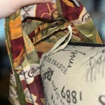 Sag Harbor Women’s Size 12 Striped Floral Shift Dress Short Sleeve Shoulder Pads Photo 8