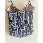 Cacique Swim By Womens Plus Size Underwire Swim Tankini Top Palm Leaves 44DDD Photo 2