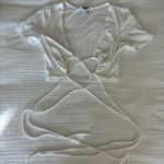 Princess Polly Wrap White Crop Top Photo 0