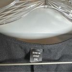 SheIn  Curve Black Scoop Neck Flutter Sleeve Dress 1XL Photo 1