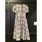 Hill House  Home Sabrina Plaid Maxi Midi Dress size Large Photo 2