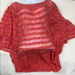 Fever L Spacedyed Guava Poncho Batwing Shirt NWT Pink Size L Photo 1
